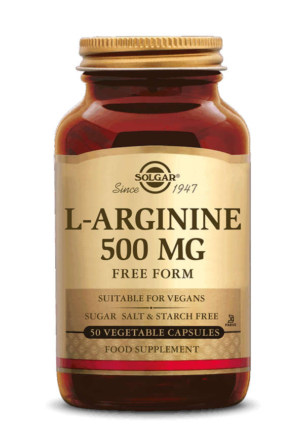 Solgar L-Arginine 500 mg Capsules