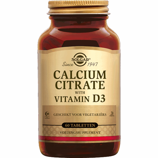 Solgar Calcium Citraat met Vitamine D3 Tabletten