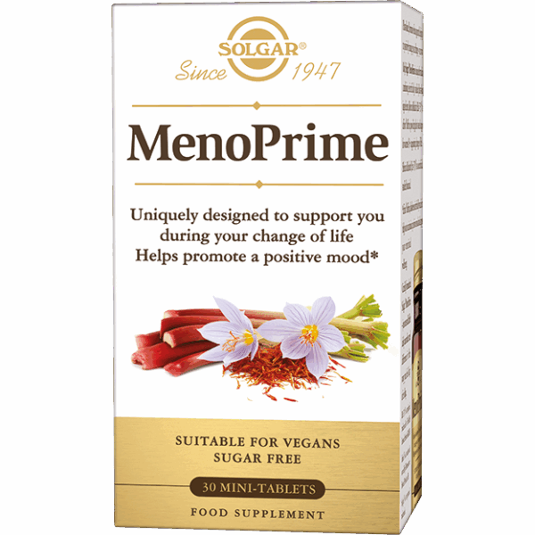 Solgar MenoPrime Menopauze voor Vrouwen Tabletten