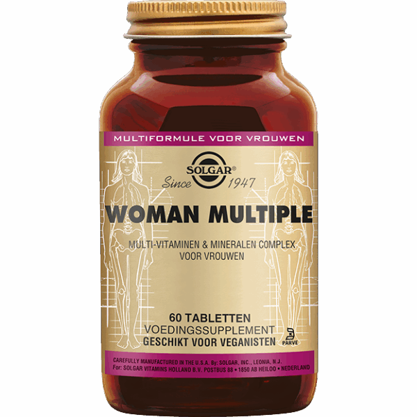 Solgar Woman Multiple Multivitamine Vrouw Tabletten