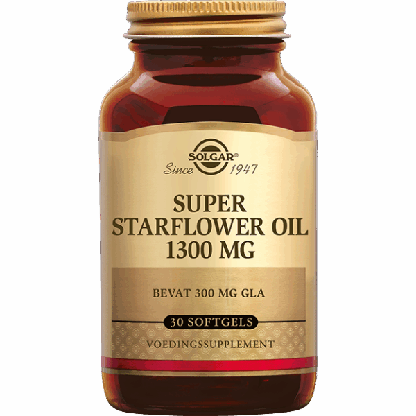 Solgar Super Starflower (Borage) Oil 1300 mg (300 mg GLA) Softgels