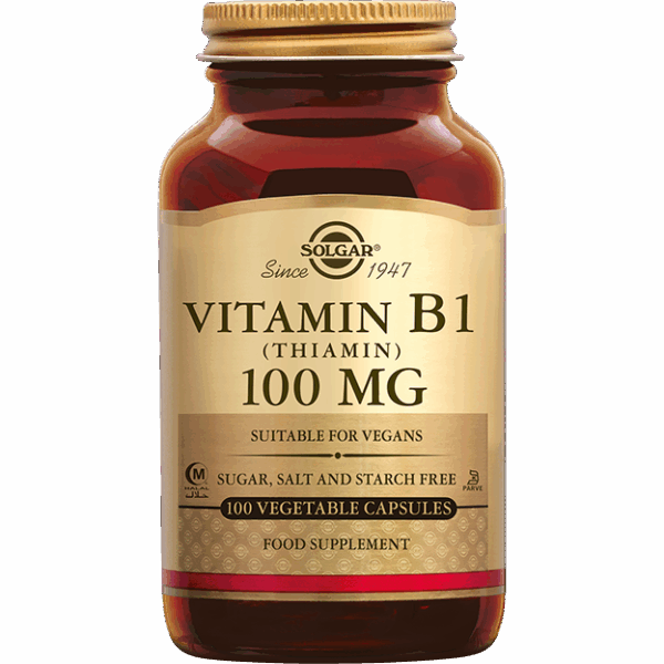 Solgar Vitamine B-1 100 mg Capsules