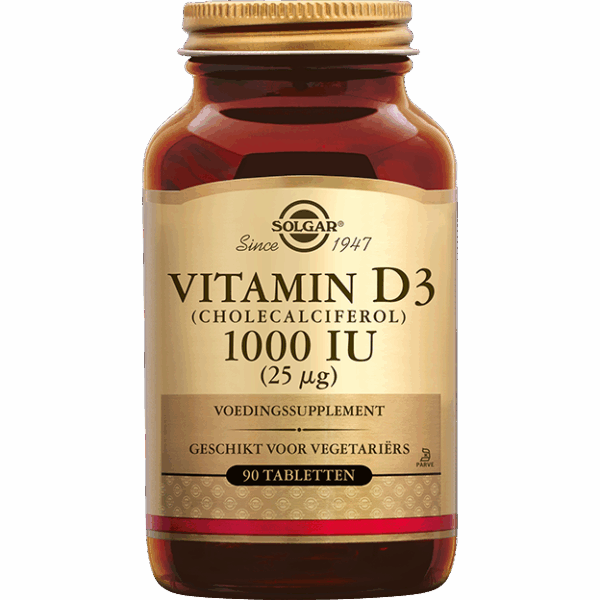 Solgar Vitamine D-3 1000 IU (25 mcg) Tabletten
