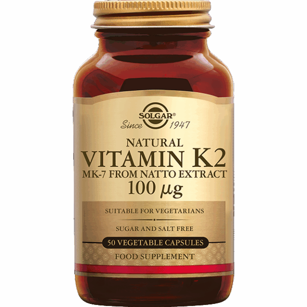 Solgar Vitamine K2 100 mcg Capsules