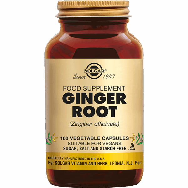 Solgar Ginger (Gember) Root Capsules