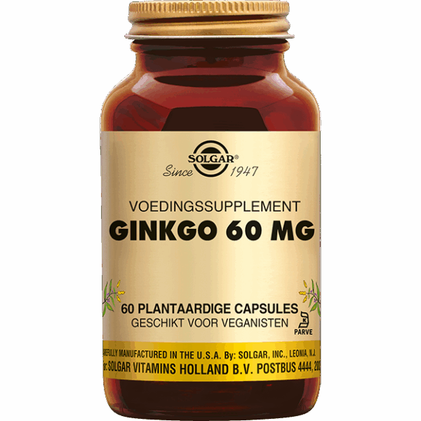 Solgar Ginkgo 60 mg Capsules