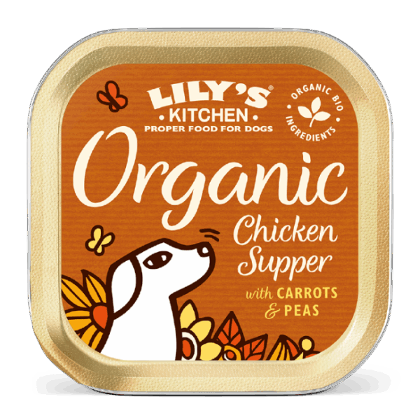 Lily&apos;s Kitchen Organic Supper met Kip natvoer hond 11 x 150 gram