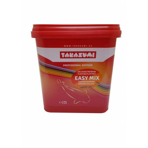 Takazumi Easy Mix Koi Voer 4500g - Uitgebalanceerd, Rijk aan Vitaminen, Geschikt voor Alle Seizoenen