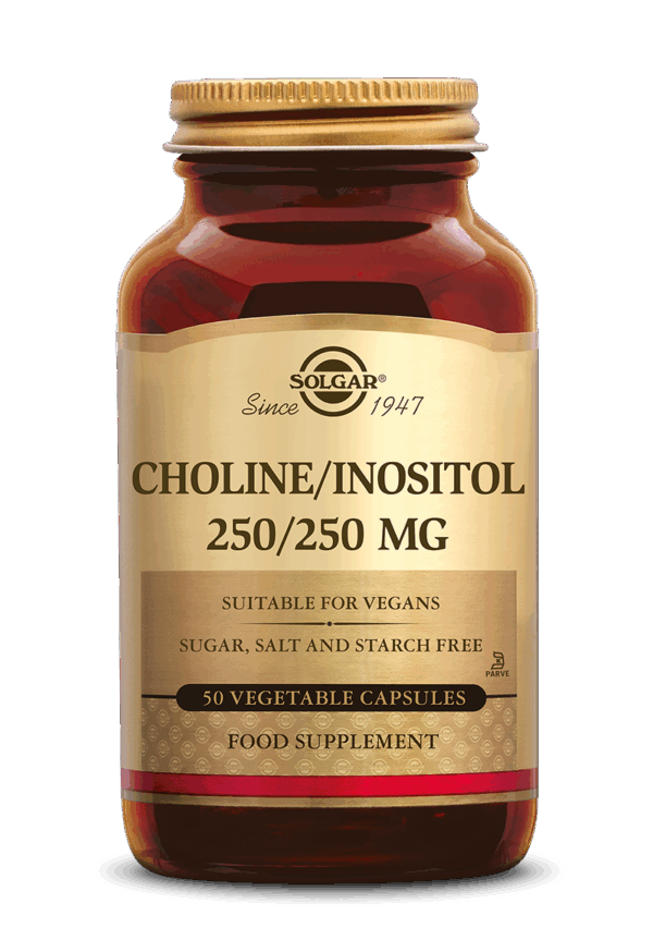 Solgar Choline/Inositol 250/250 mg Capsules