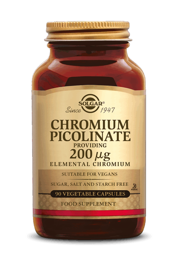 Solgar Chromium (Chroom) Picolinate 200 mcg Capsules