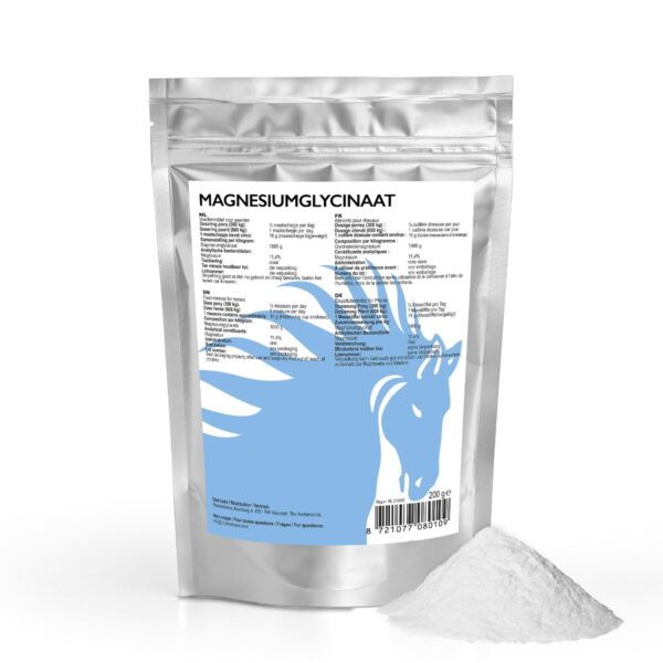 Magnesiumglycinaat paard 200 gram