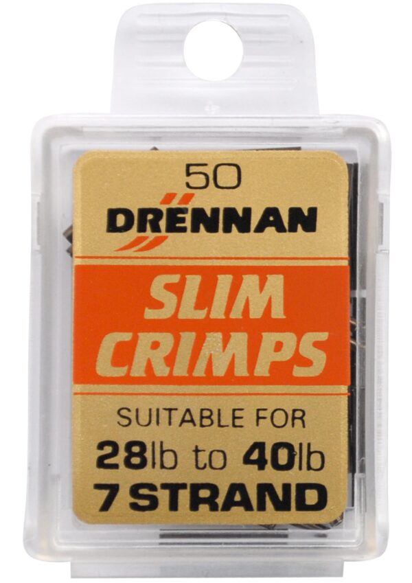 Drennan Slim Crimps sleeves 50st 15-28lb 0.75 mm