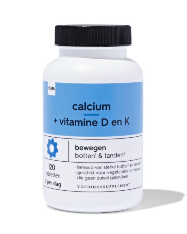 HEMA Calcium + Vitame D En K 120 Stuks