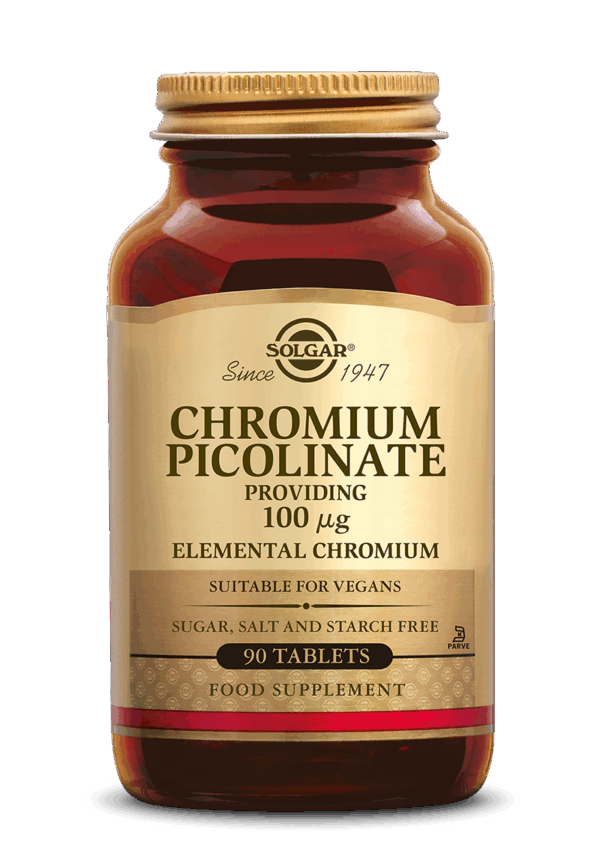 Solgar Chromium (Chroom) Picolinate 100 mcg Tabletten