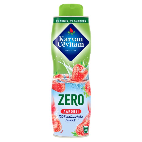 Siroop Karvan Cevitam aardbei 0% suiker 600ml | 6 stuks