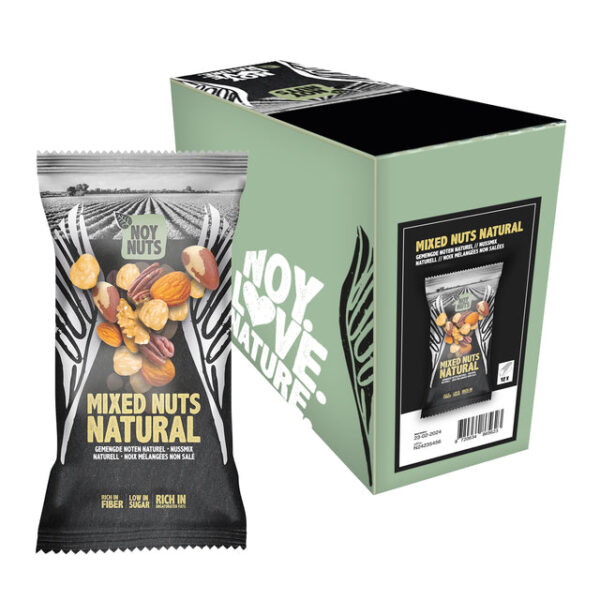 Noten NoyNuts naturel mix zak 45 gram | 12 stuks