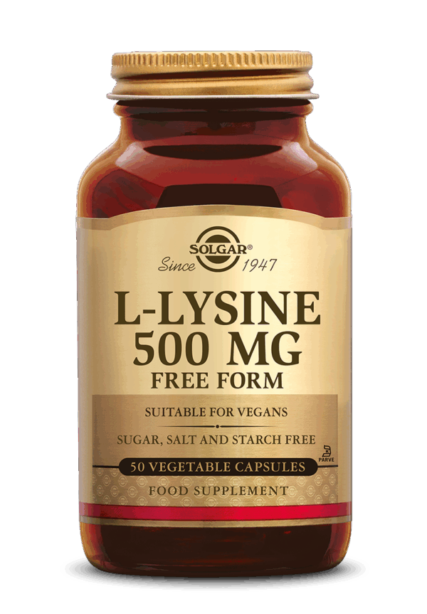 Solgar L-Lysine 500 mg Capsules