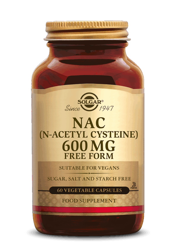 Solgar NAC 600 mg Capsules