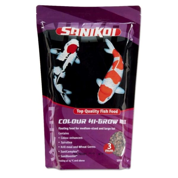 Sanikoi Colour Hi-Grow Mix 3mm - Professioneel Vijvervoer 3L voor Kleurverbetering & Groei