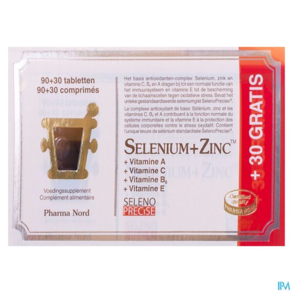 Selenium + Zinc 120 Tabletten