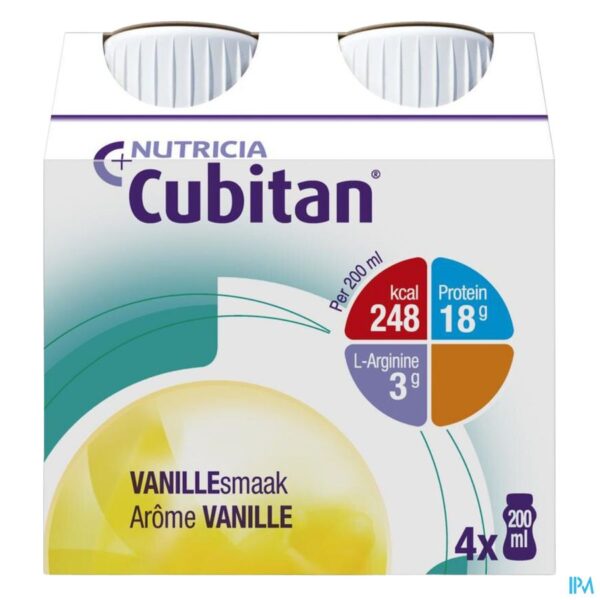 Cubitan Vanille 4x200ml