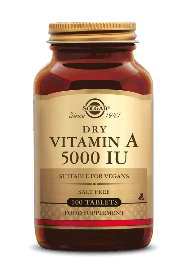 Solgar Vitamine A 5000 IU (1502 mcg) Tabletten