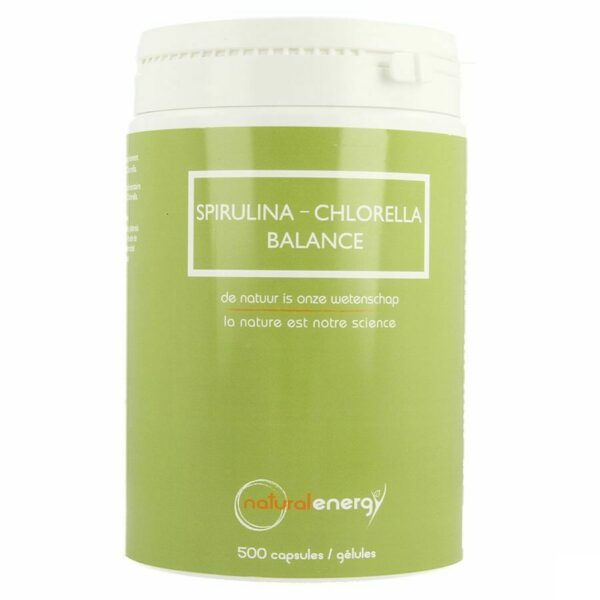 Spirulina Chlor. Caps 500 Natural Energy Labophar