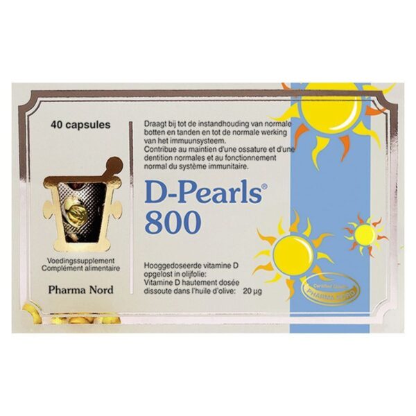 Pharma Nord D-Pearls 800 IU 40 Capsules