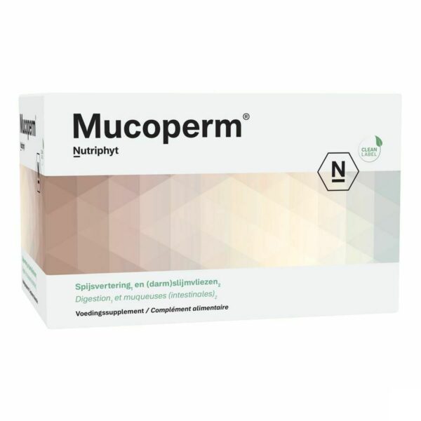 Nutriphyt Mucoperm Voedingssupplement Spijsvertering En (darm) Slijmvliezen 60 Zakjes 240g