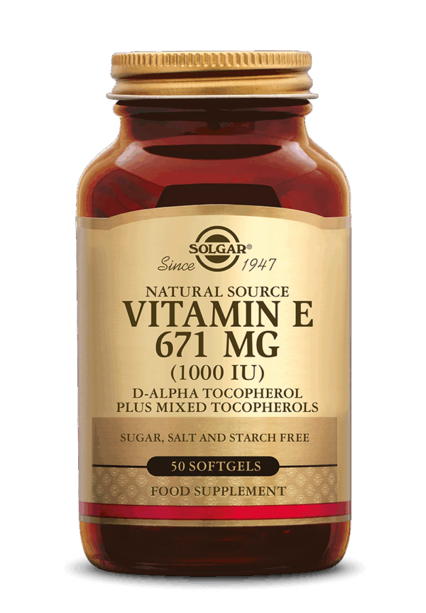 Solgar Vitamine E 671 mg/1000 IU Complex Softgel