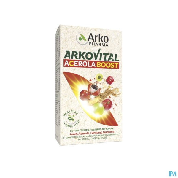 Arkovital Acerola Boost 24 Kauwtabletten