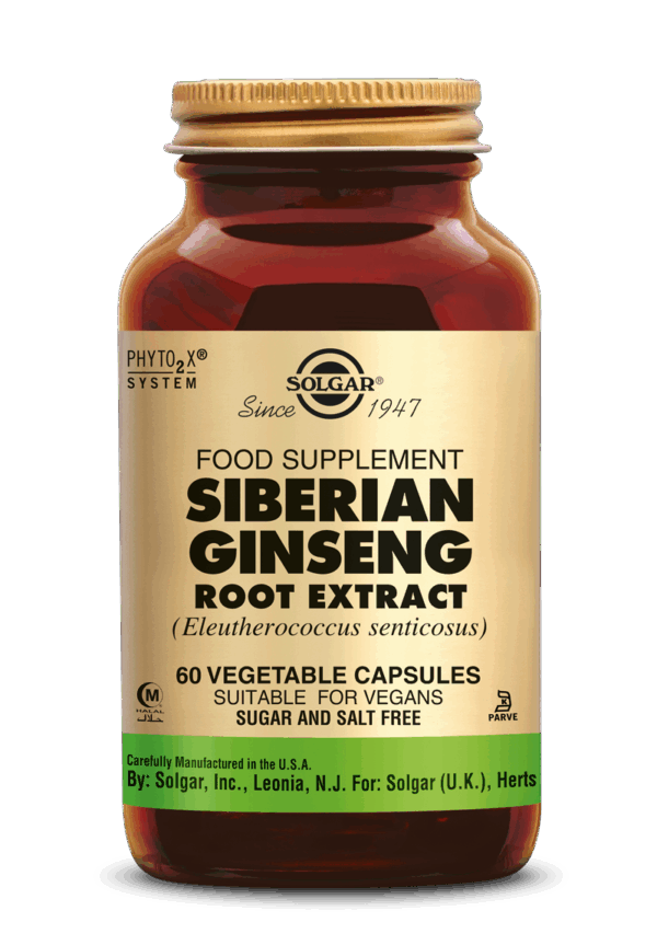 Solgar Ginseng Siberian Root Extract Capsules