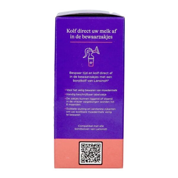 Lansinoh Bewaarzakjes Moedermelk 50 Zakjes