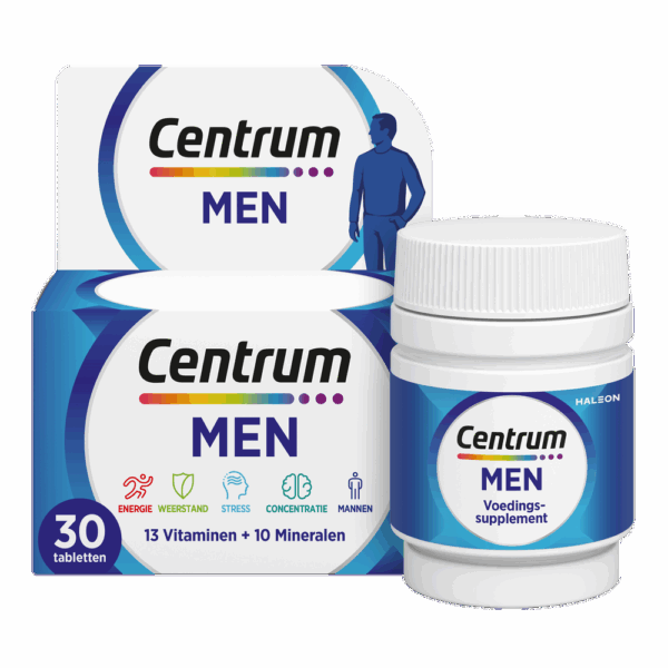 Centrum Men Multivoedingssupplement Mannen 30 Tabletten