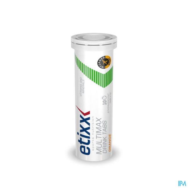 Etixx Multimax Drink Orange Tube Tabl 6x10