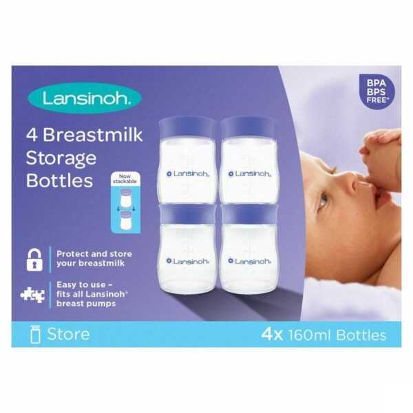 Lansinoh Bewaarflesjes Moedermelk