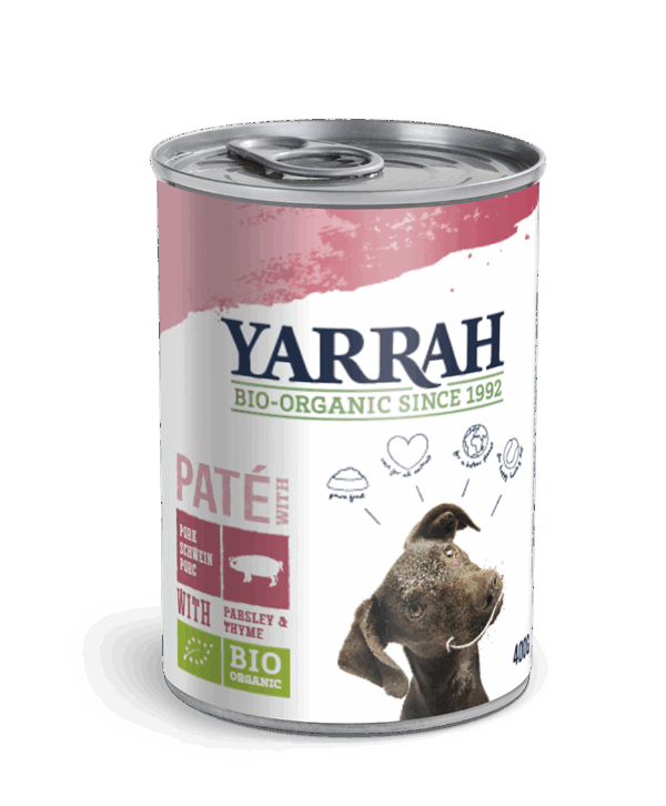 Yarrah Dog Pate Varken Graanvrij 400gr