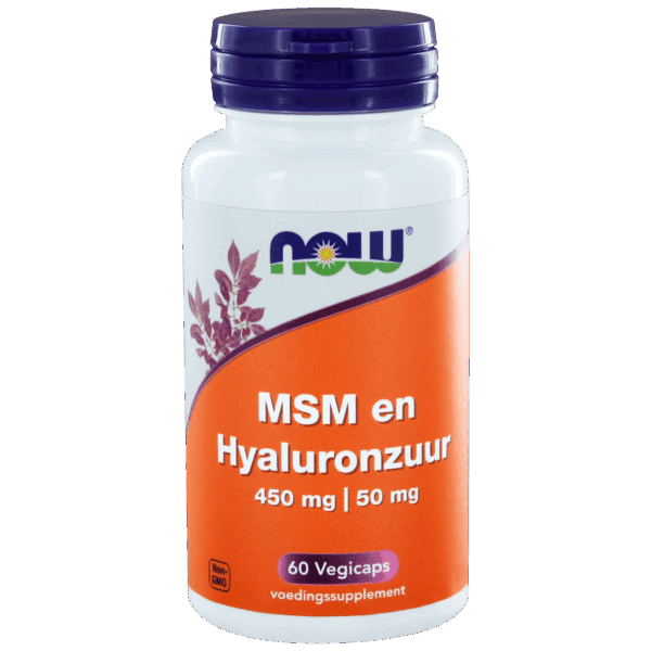 NOW MSM en Hyaluronzuur Capsules
