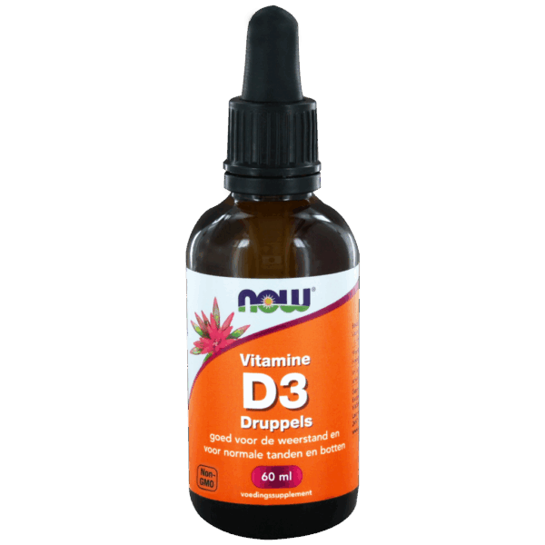 NOW Vitamine D3 Druppels 60ml