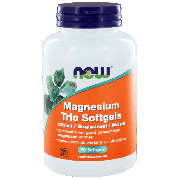 NOW Magnesium Trio Softgels