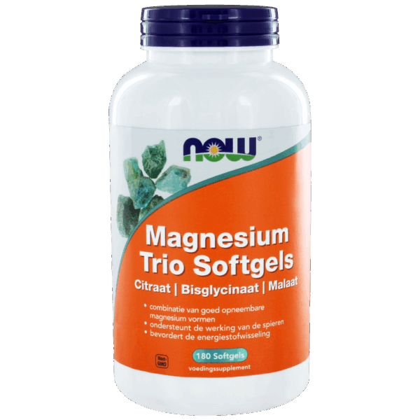 NOW Magnesium Trio Softgels