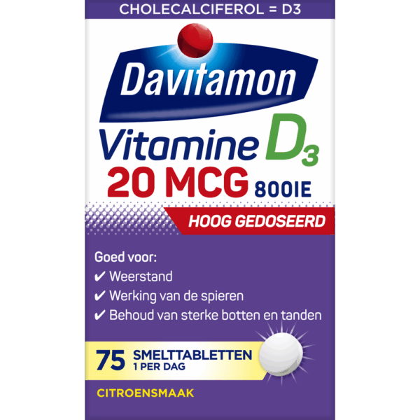 Davitamon D3 Forte Smelttabletten