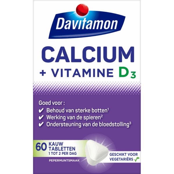 Davitamon Calcium Met Vitamine D Kauwtabletten