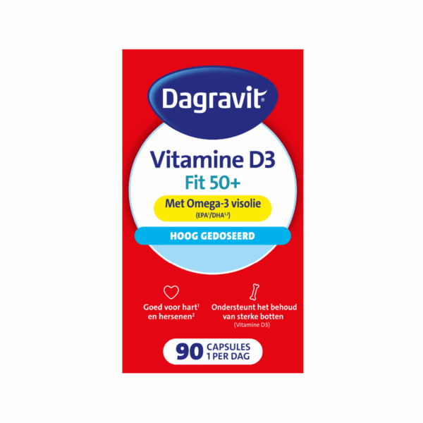 Dagravit Vitaal 50+ Vitamine D + Omega-3 Visolie Capsules