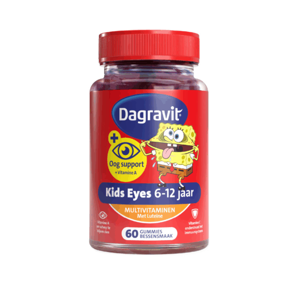 Dagravit Oogsupport Kids Eyes 6-12 Jaar Multivitaminen met Luteïne Gummies