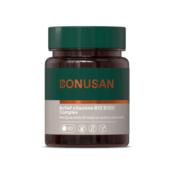 Bonusan Actief vitamine B12 8000 Complex Zuigtabletten