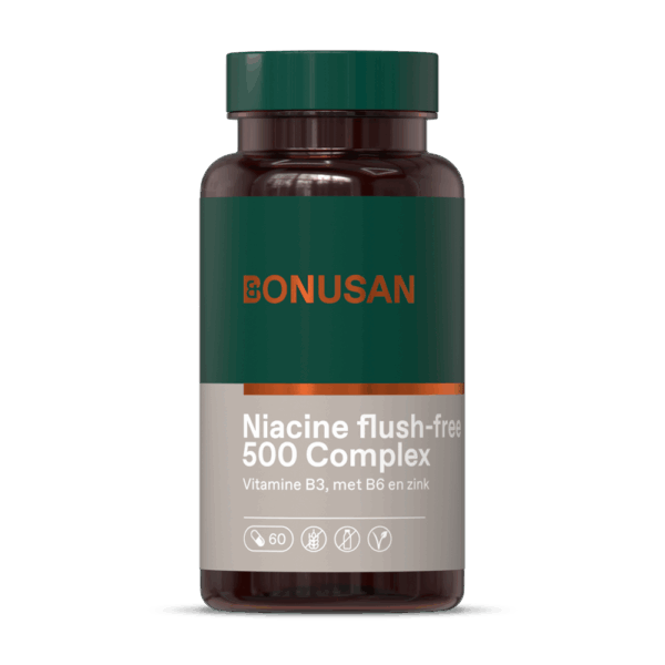 Bonusan Niacine flush-free 500 Complex Capsules