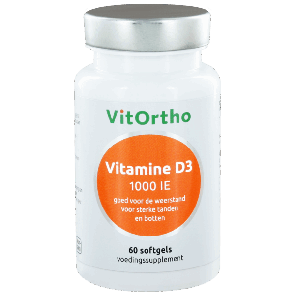 VitOrtho Vitamine D3 1000 IE Softgels