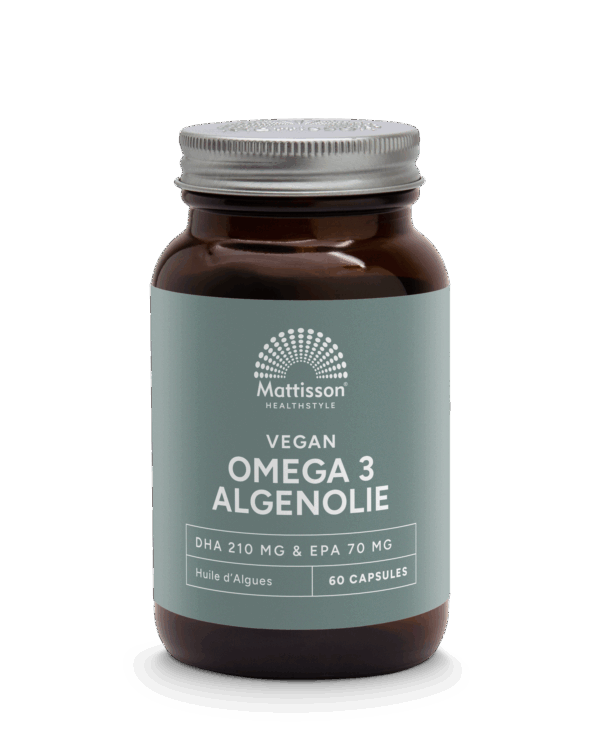 Mattisson HealthStyle Vegan Omega 3 Algenolie DHA 210mg & EPA 70mg Capsules