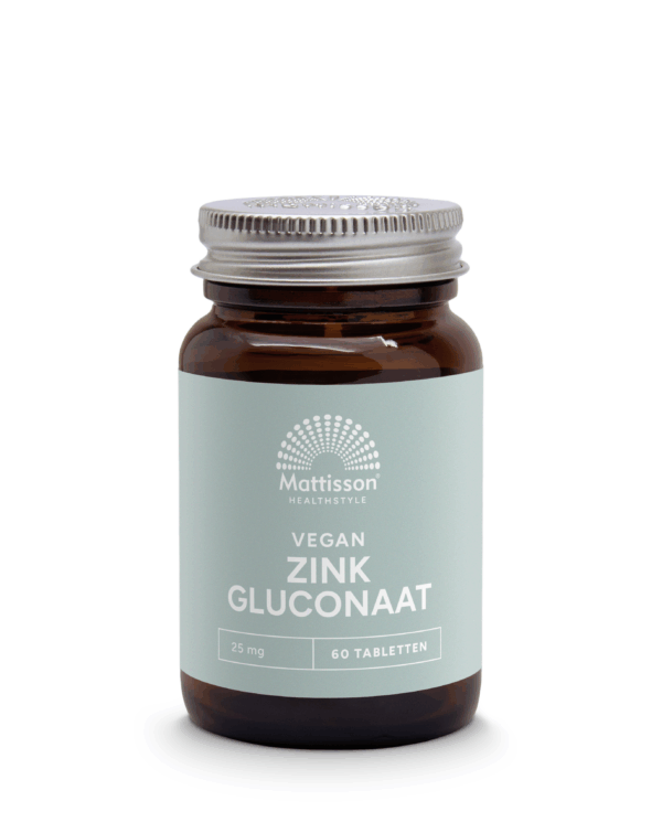 Mattisson HealthStyle Zink Gluconaat 25mg